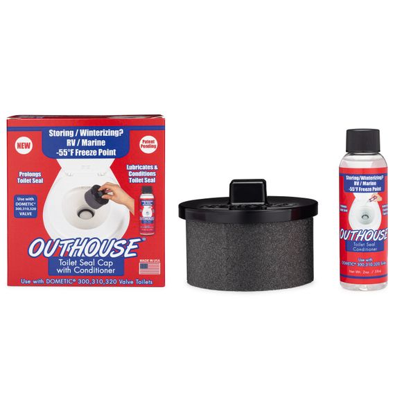 OUTHOUSE® Toilet Seal Cap Conditioner for Use with DOMETIC® 300,310,320 Toilets